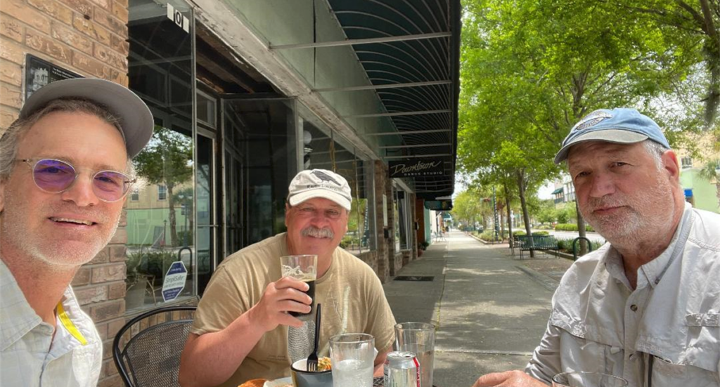 Photo of Steve Steve Buczynski) Tom Driscoll, and Vern Bothwell